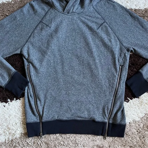 Lululemon Om & Roam Pullover Sz 4 In Heathered Speckled Black / Black - Picture 6 of 11